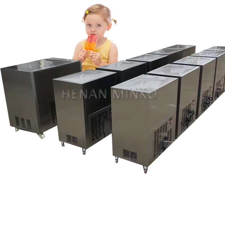 Small refrigerant fluid ice lolly making lollipop popcicle machine