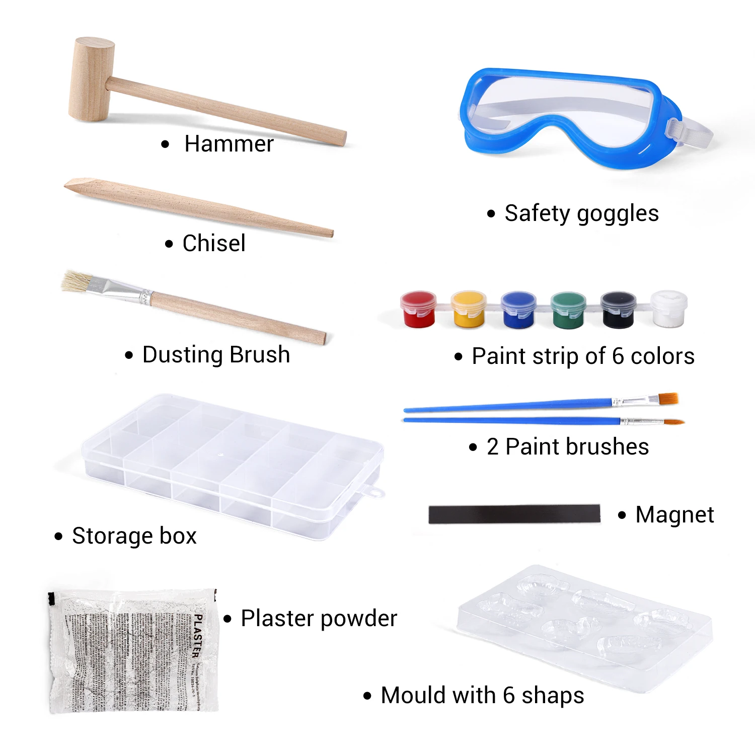 Kids Art  Learning Resources Educational Toys Non-toxic Drawing Art Craft And DIY Toy Education Gift Dinosaur Fossil Digging Toy