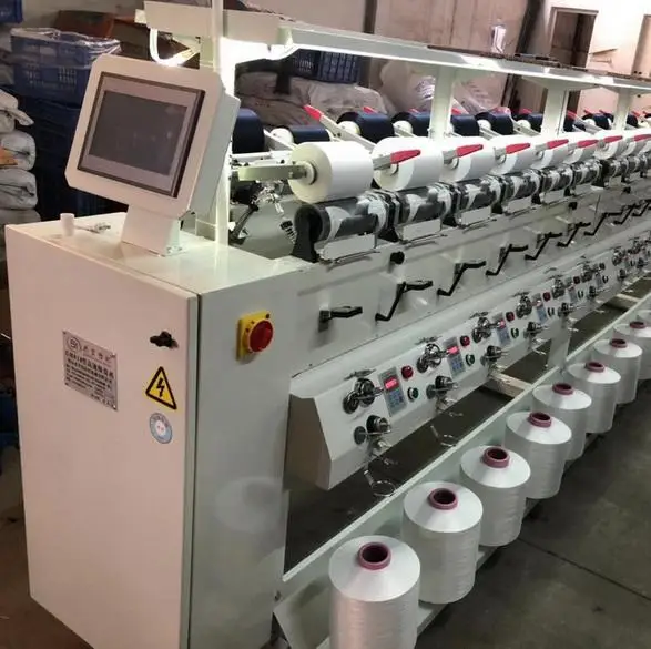 OEM Factory semi-automatic hard/tight sewing yarn winding machine manufacturer cone bobbin soft supplier