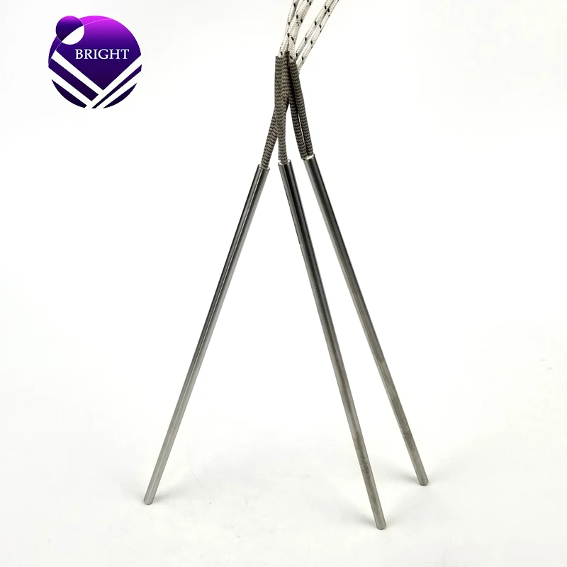 BRIGHT High Density 220V 800W 8.5*300mm Electric Resistance Cartridge Heater with Crimped Wire
