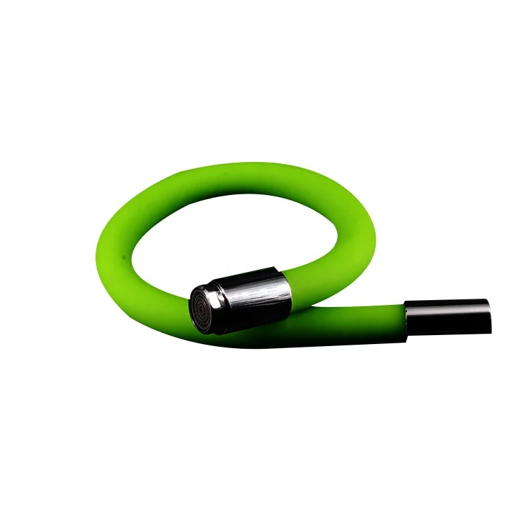 Hot sale universal silicone tube,ss304 flexible color kitchen universal faucet spout hose