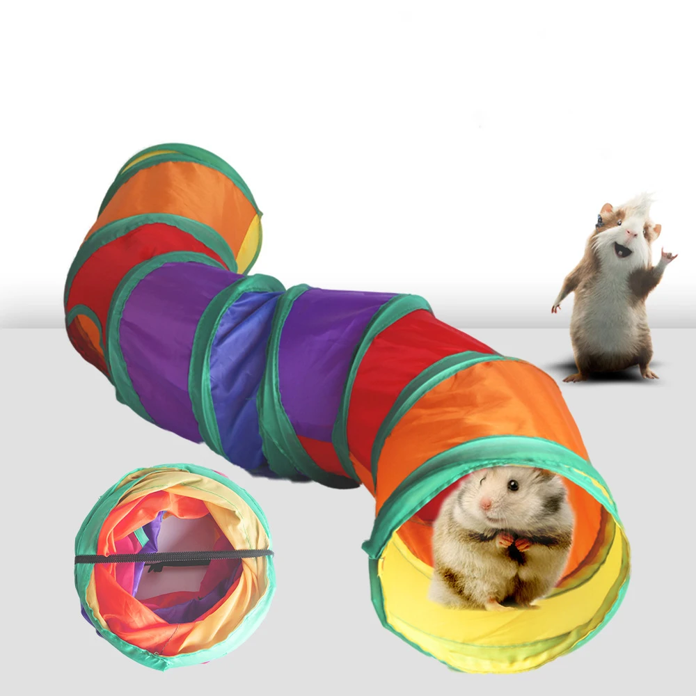 Qbellpet Wholesale factory spot pet chinchilla color hamster foldable channel ferret small runway toy supplies