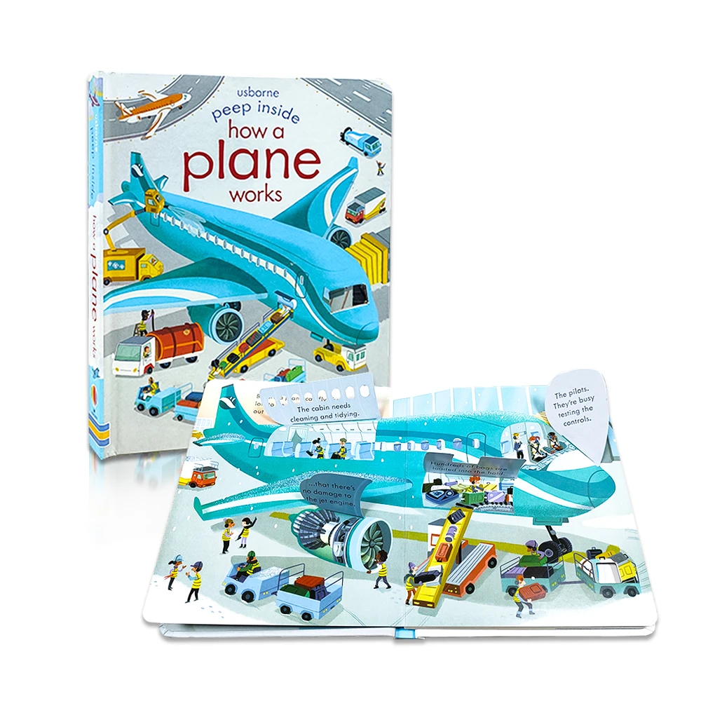 Best-Selling Baby Early Educational Story Books For Kids Children Pop Up Board Book Lift The Flap Books