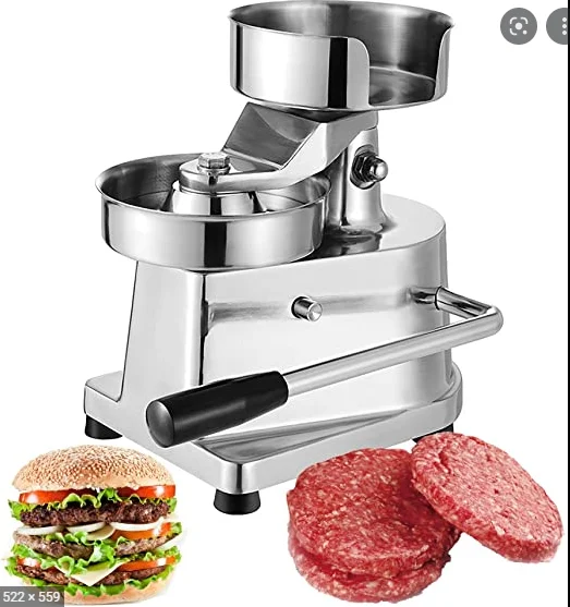 Hamburger patty press maker machine burger patty machine manual type hamburger patties maker machine