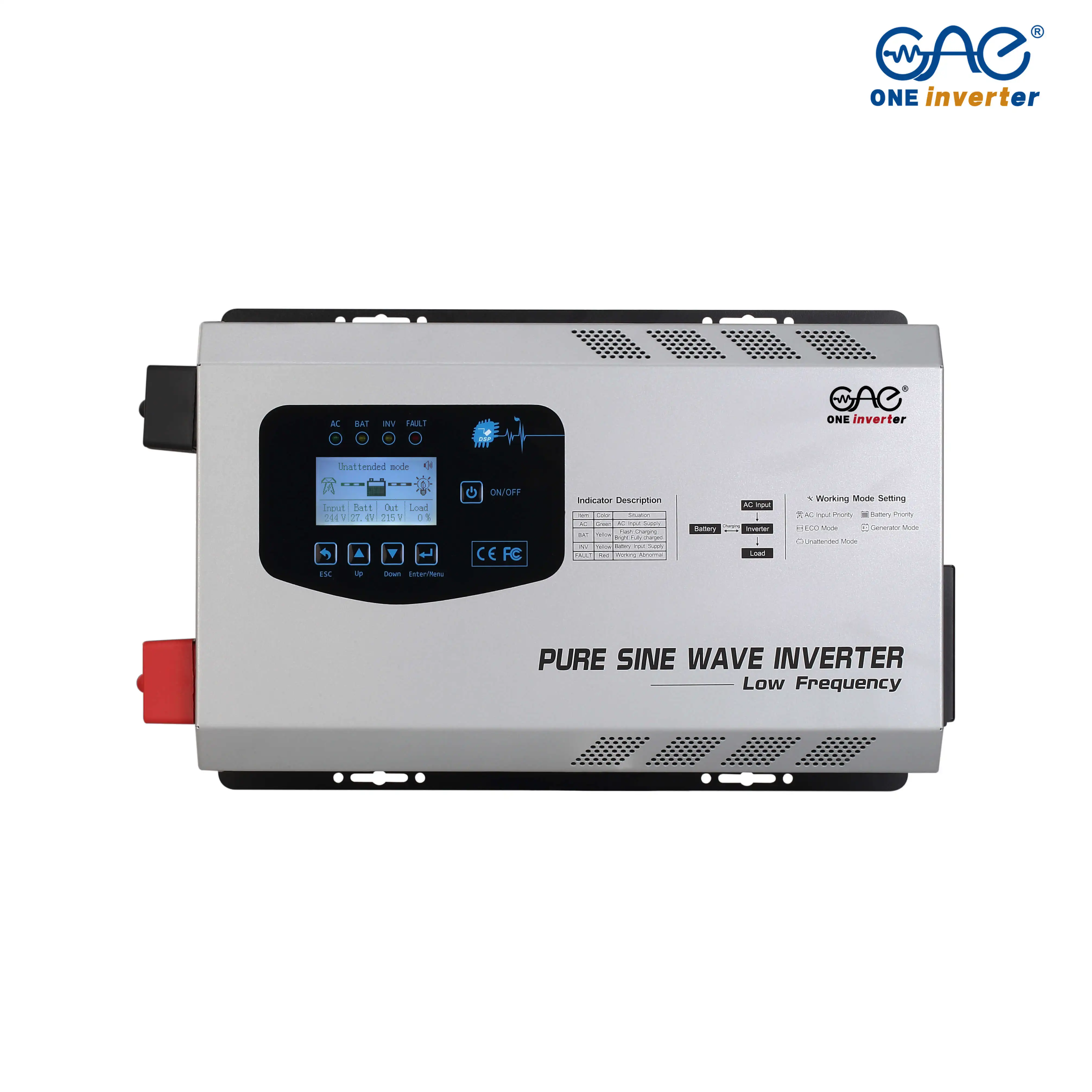 inverter solar home pure sine waver 3kw 5kw 24V 48V single phase off grid inverter