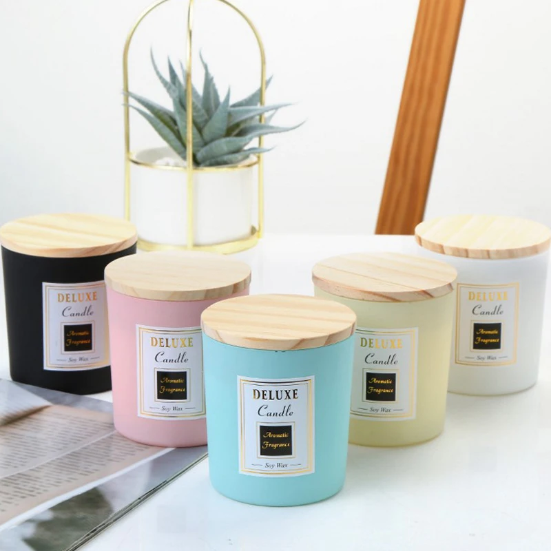 Luxury Home Decoration Accessories Glass Candle Jar