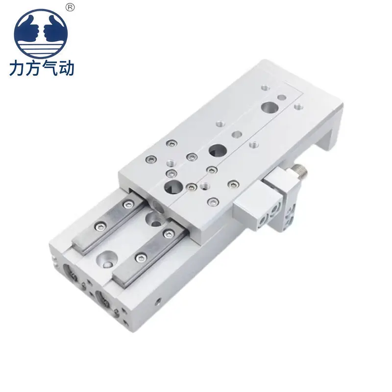 AirTAC cylinder HLSL6X10/HLSL6X20/30/50S series precision guide rail slide table cylinder