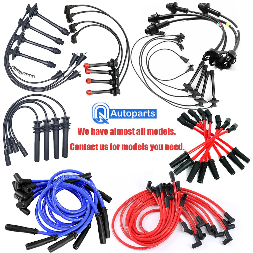 Q Factory Price All Car Models Ignition Wire High Voltage Wire Spark Plug Wire for Toyota Ford Hyundai Ignition system