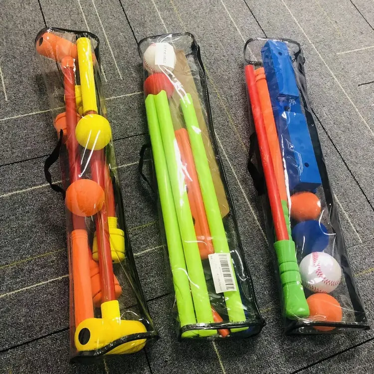 
China Foam Toys Factory Cheap Price EVA Plastic Wood Grain Junior Sports Cricket Bats 