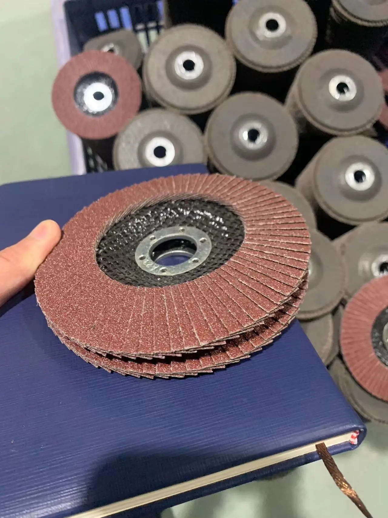 115mm Ceramic Flap Disc Wheels Aluminum Oxide Zirconium Oxide High Abrasive Wheels Carbon Steel Stainless Metal Grinding OEM