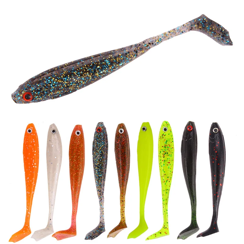 
2021 Flash T-tail Soft Silicone Lure Soft Fishing bait Soft Silicone Lure 