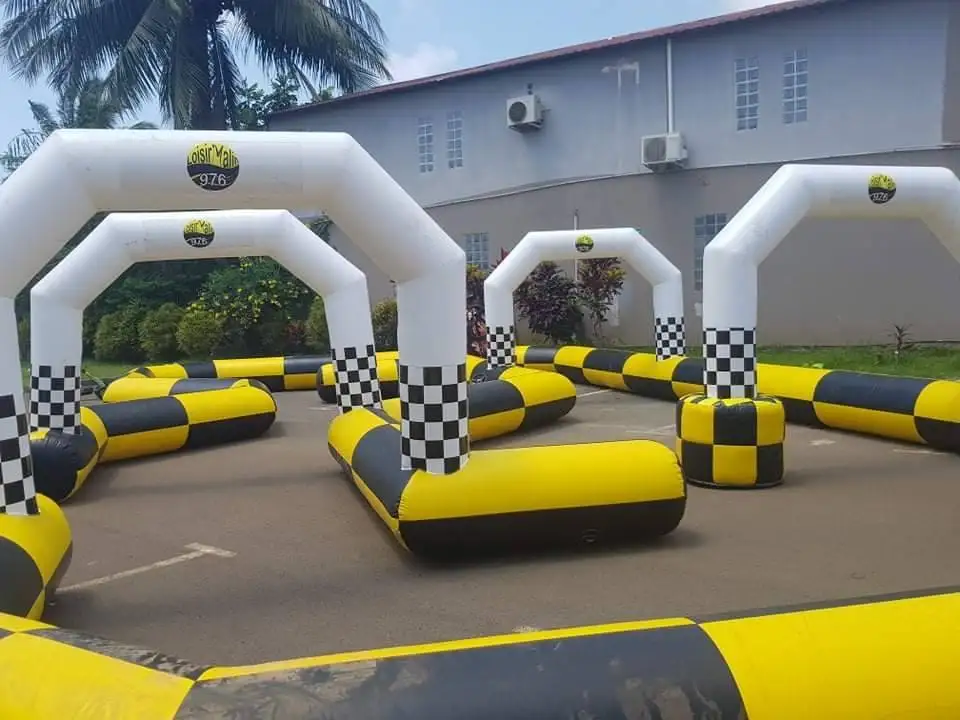 inflatable zorb ball go karts race track sport game for sale