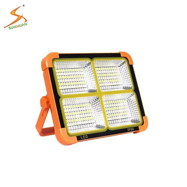 Outdoor emergency lighting flashlight tourcher reflector solar powered projector support phone ipad mp4 charging