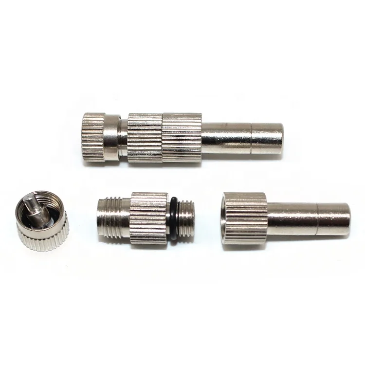 low pressure brass nickle wetting fogging and mist nozzle