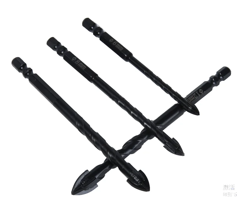 hex shank taper shank round handle cross glass drywall drill bit lowes