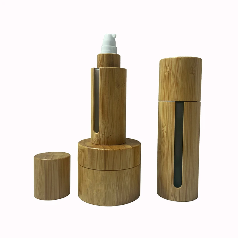 2024 Top selling 100% natural and environmentally friendly all bamboo packaging cosmetics customized trademark and packaging box