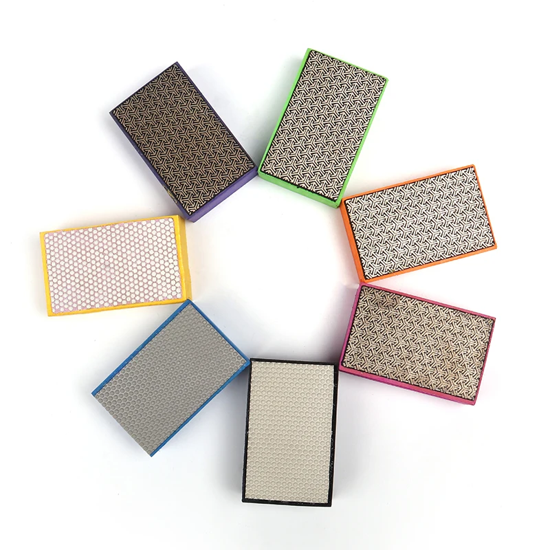 Diamond Hand Polishing Pad Tile Abrasive Grinding Stone Marble Tool Ceramic Sanding Disc Polisher Sanding Block