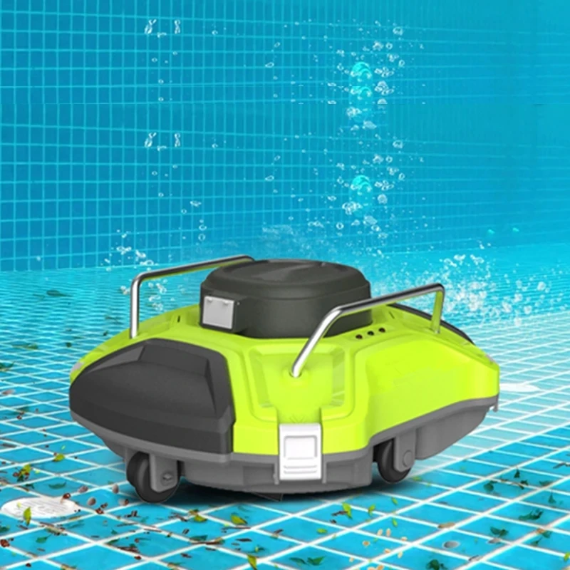 Mini Automatic 2-Hour Working Time Robot Vacuum Cleaner 5000mAh High Suction with Self-Parking Feature Swimming Pool Cleaning