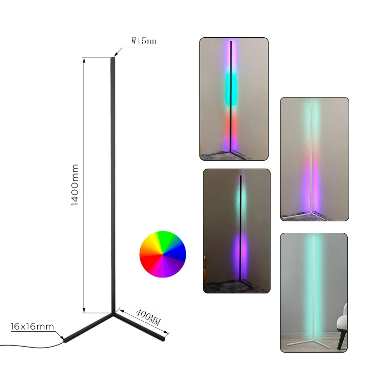 Blind bulk Dropshipping modern nordic RGBW dimmable remote control noxu design led minimal lamp