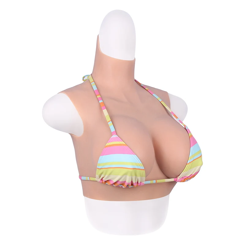 Tgirl Huge Tits Artificial Boobs Enhancer Transgender Realistic Vagina Silicone Breast Plate for Crossdresser