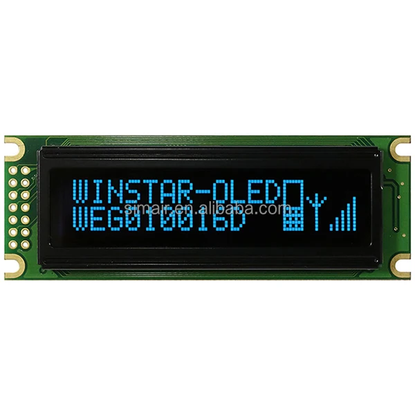 Монохромный OLED-дисплей 100x16 ЖК-модуль 2 4 дюйма