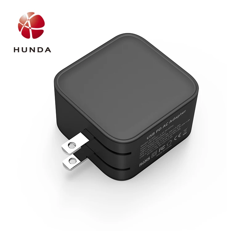 Usb-c Type-c quick fastcharger  65 w gan charger portable wall charger lapotor charger with CE FCC ROHS CB certification