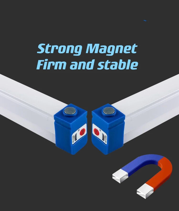 Strong Magnet Portable Hook ABS Shell USB Charging LED Emergency Lamp