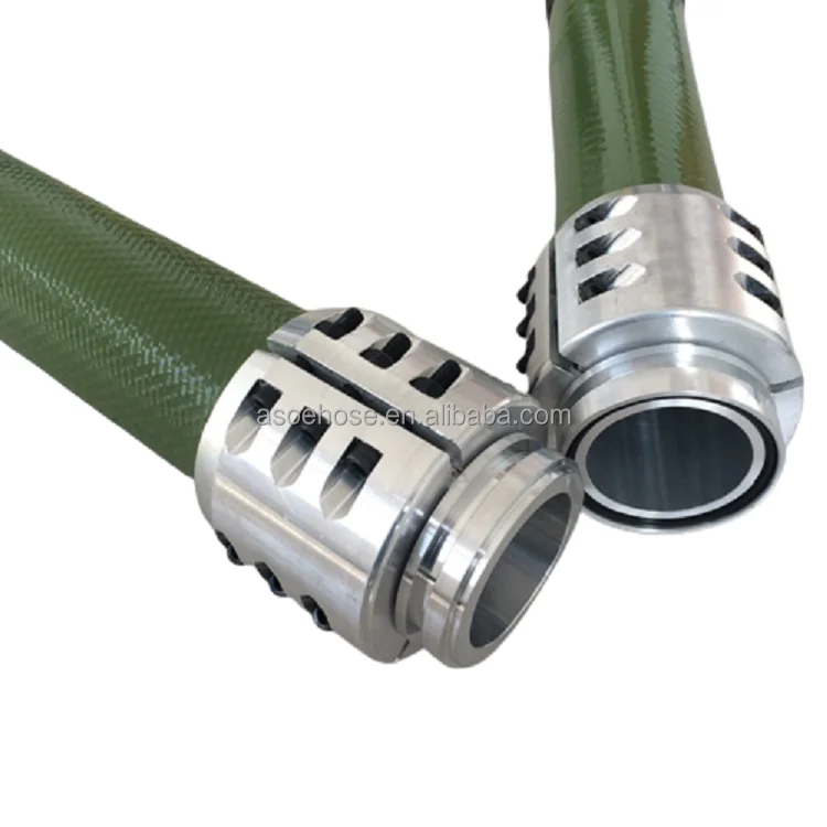 ASOE 6 inch Olivey PU Crude Oil hose working pressure 48bar burst pressure 84bar