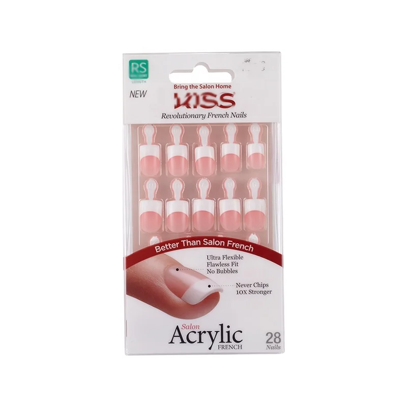 Luxury press on nail packaging box display cards for