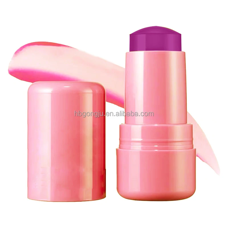Wholesale 2024 Vegan Makeup Cream Jelly Blush Vegan Long Lasting Custom Logo Blush Stick With Low MOQ