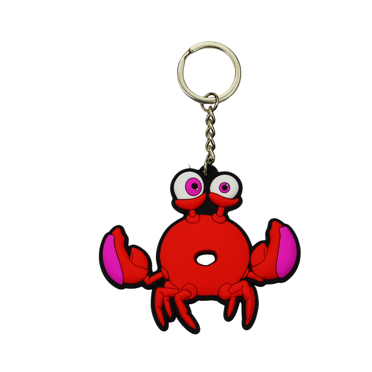 Selling Creative Fashion Cactus Keyring Custom 2D Soft Pvc Keychain Key Ring Charms