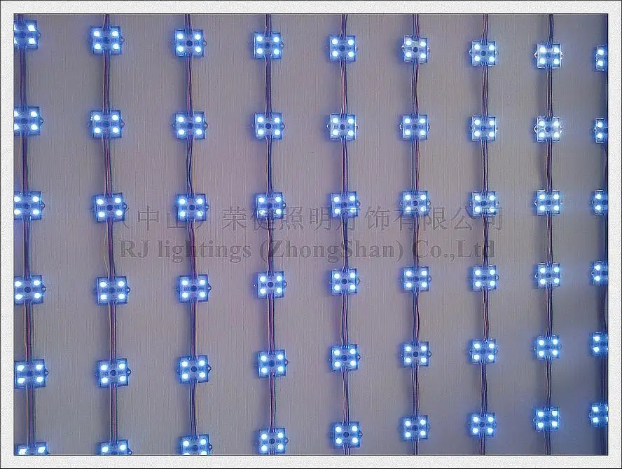 5050 RGB светодиодный модуль водонепроницаемый пиксельный подсветки SMD5050 DC12V 4 Железный кора IP66