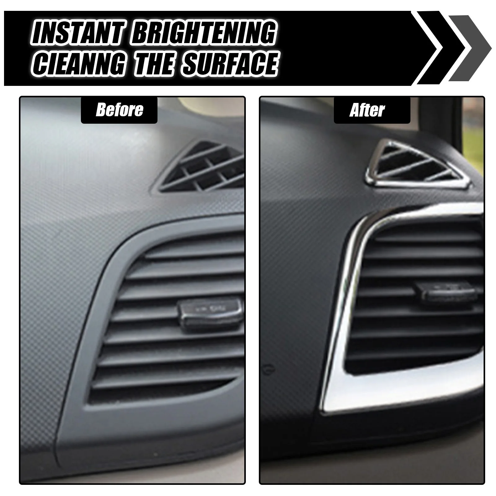 Car retreading agent plastic waxing sheet wax maintenance polishing decontamination Clean interior