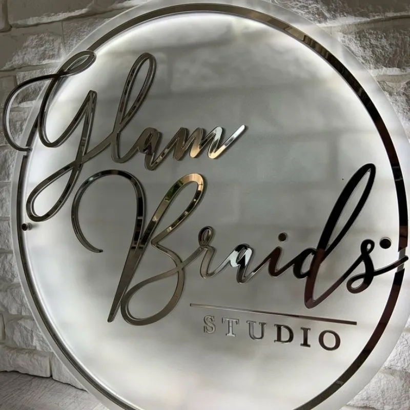 Led Sign Board Logo Signboard Wall Custom 3D Letters Signs Business High Quality Acrylic Electronic Sign