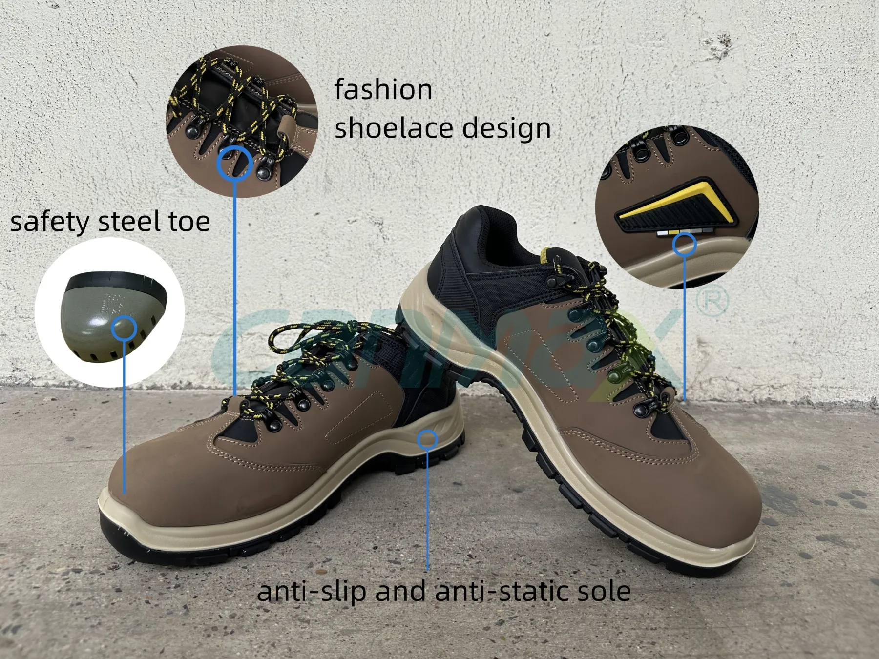 S3 Light Weight Welding Steel Toe Construction Breathable Water-proof  Men Working Antistatic ESD Safety Shoes