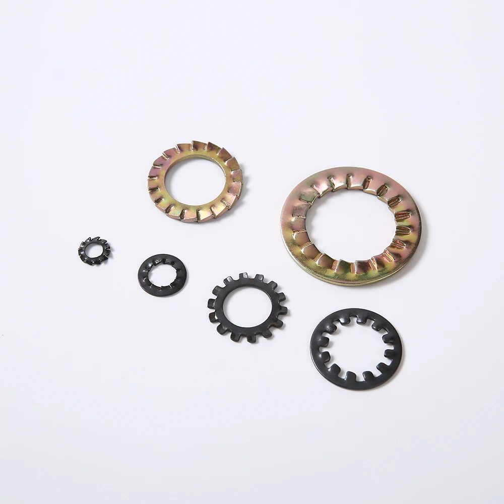 DIN 6797 Metal Gasket Internal Tooth Lock Washer DIN6798 Stainless Steel External Serrated Lock Washer