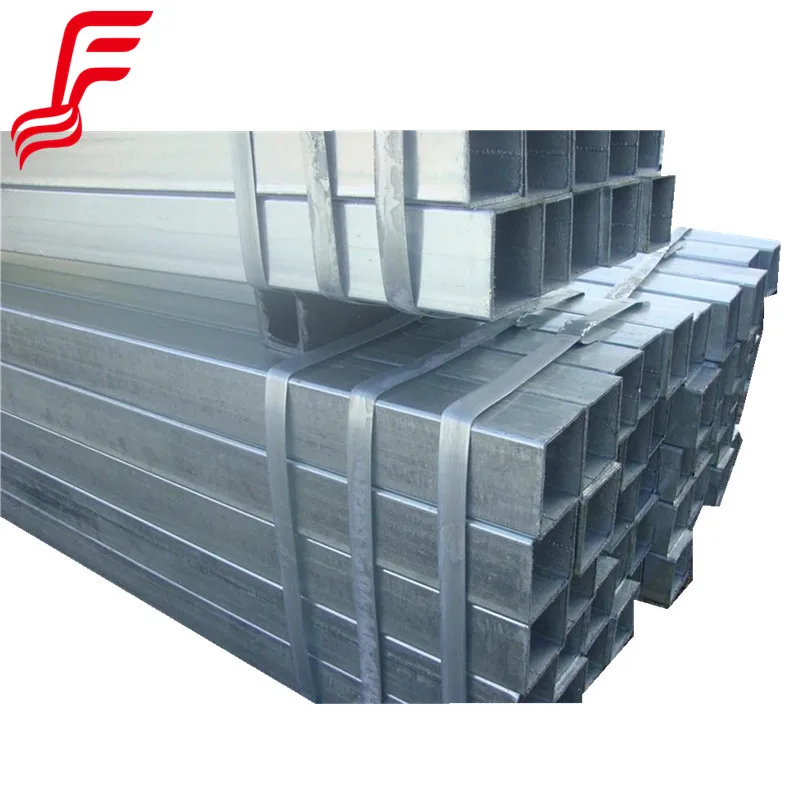 FRST!Hot Dipped S235jr Q195 Q235 Galvanized Square Tube 2.5x2.5 Galvanized Steel Square Tubing Iron Pipe