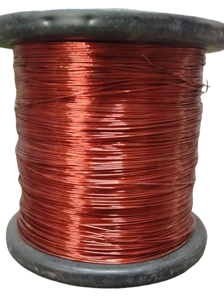 High Quality copper rewinding round wire 1.0mm 1.05mm 1.2mm 1.25mm DIN 160 200 250 spool  Enameled Copper Wire