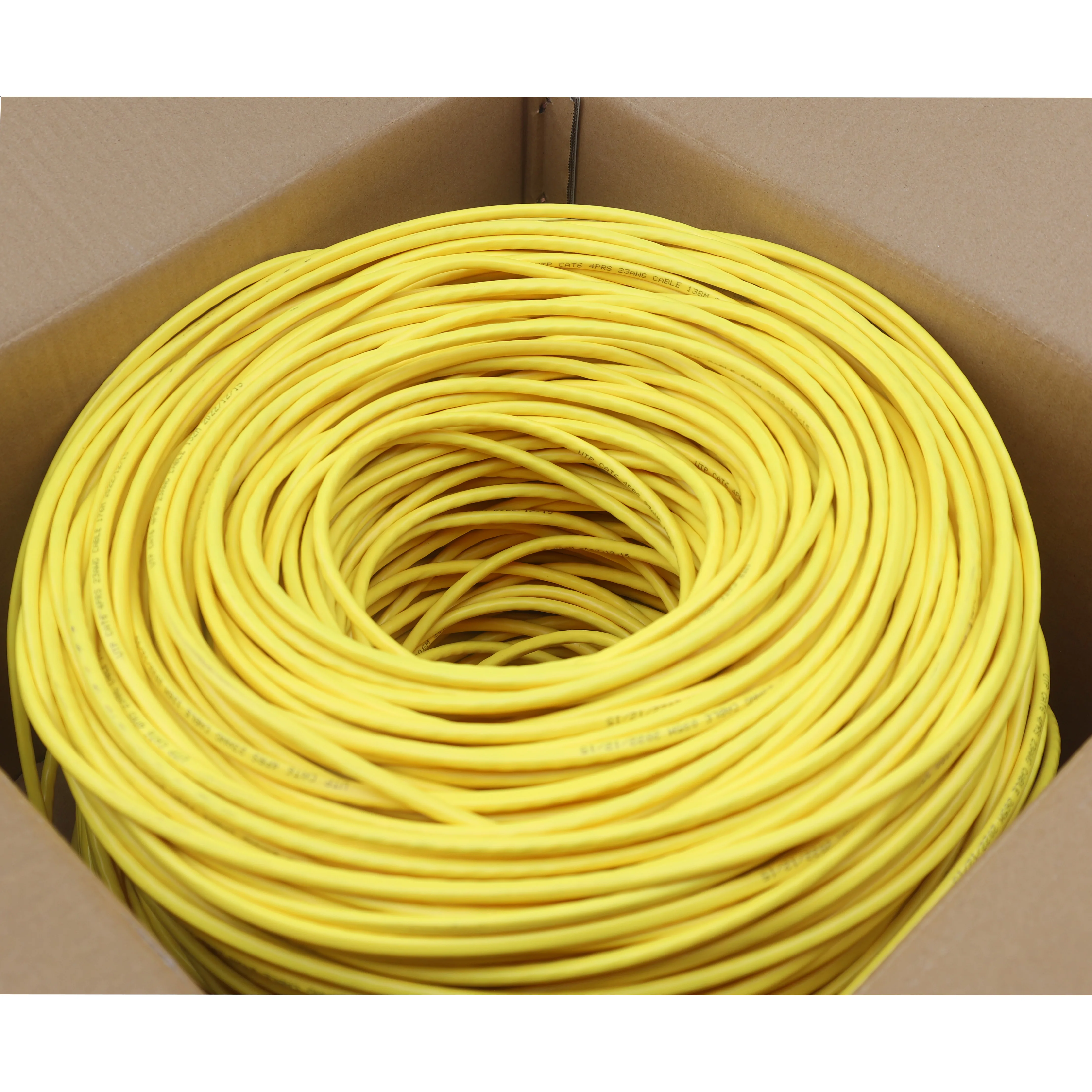 Chinese Manufacturer Wholesale OEM 305m Easy To Pull Out Box Cat 6 Twisted Pair Wires CCA Networking Wire Cat6 UTP Indoor Cable