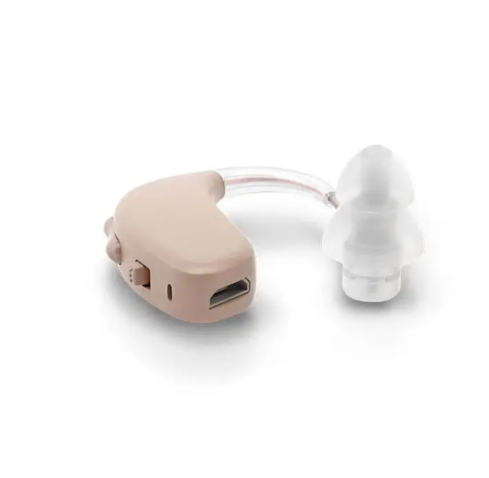 Invisible Hearing Aids Rechargeable Hearing Amplifier for Seniors Mini In-ear Noise Cancelling Portable Deaf-aid