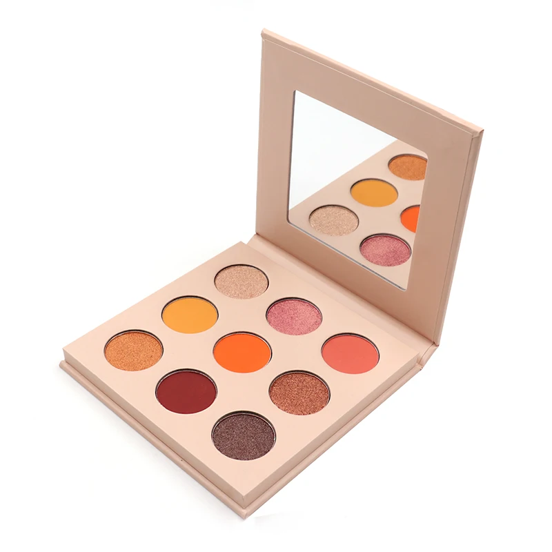 Makeup No Logo Low MOQ Eye Shadow Vendor China Manufacturer Custom Shimmer Matte Eyeshadow Palette
