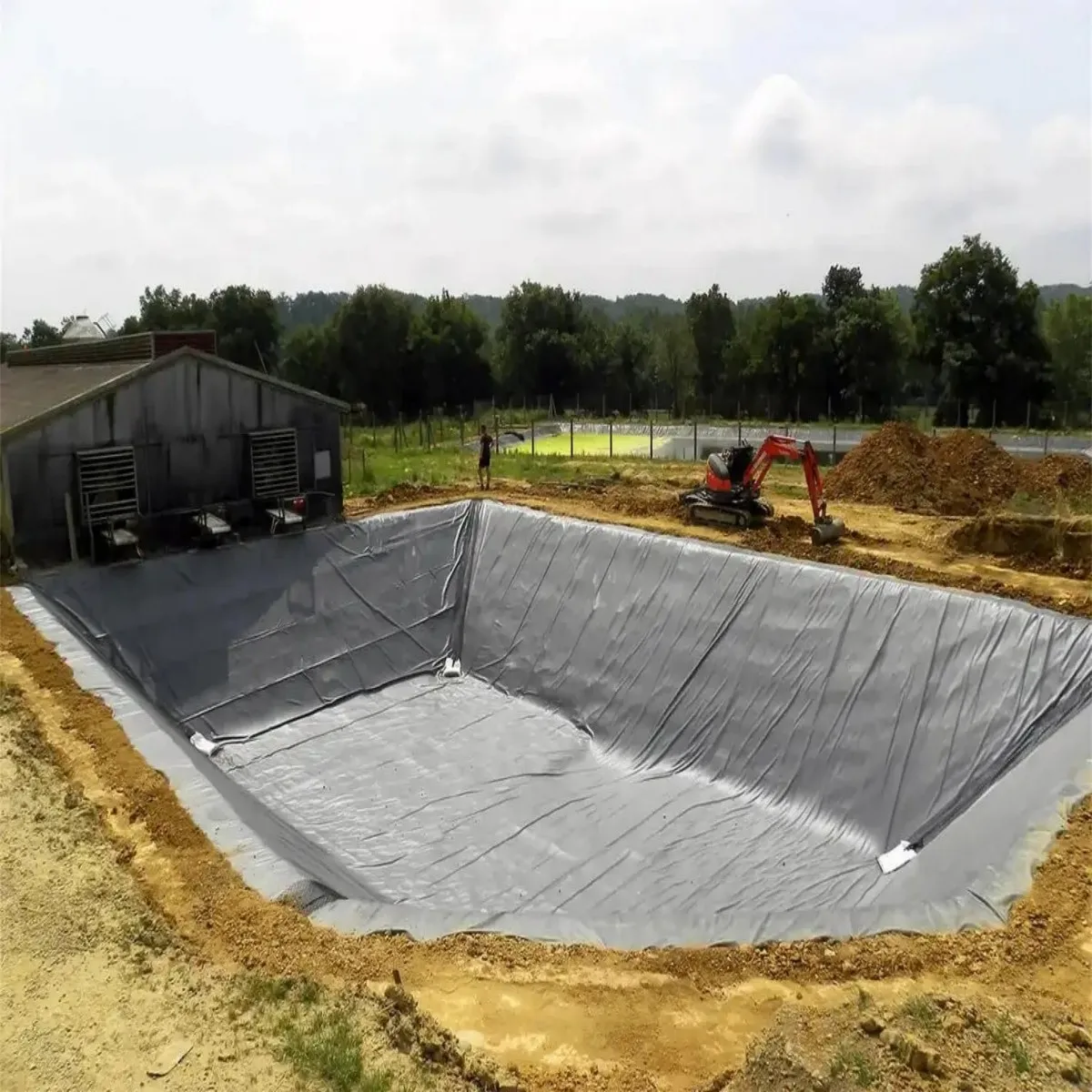 Shengxing high quality hdpe ldpe lldpe membrane linerfor fish pond liner and landfill outdoor