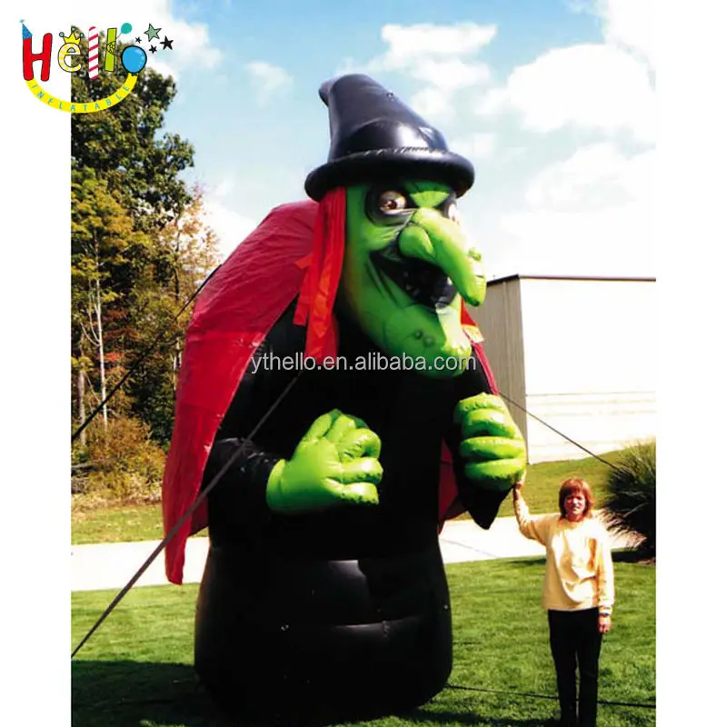 huge witch Halloween prop inflatable animatronic horror monsters