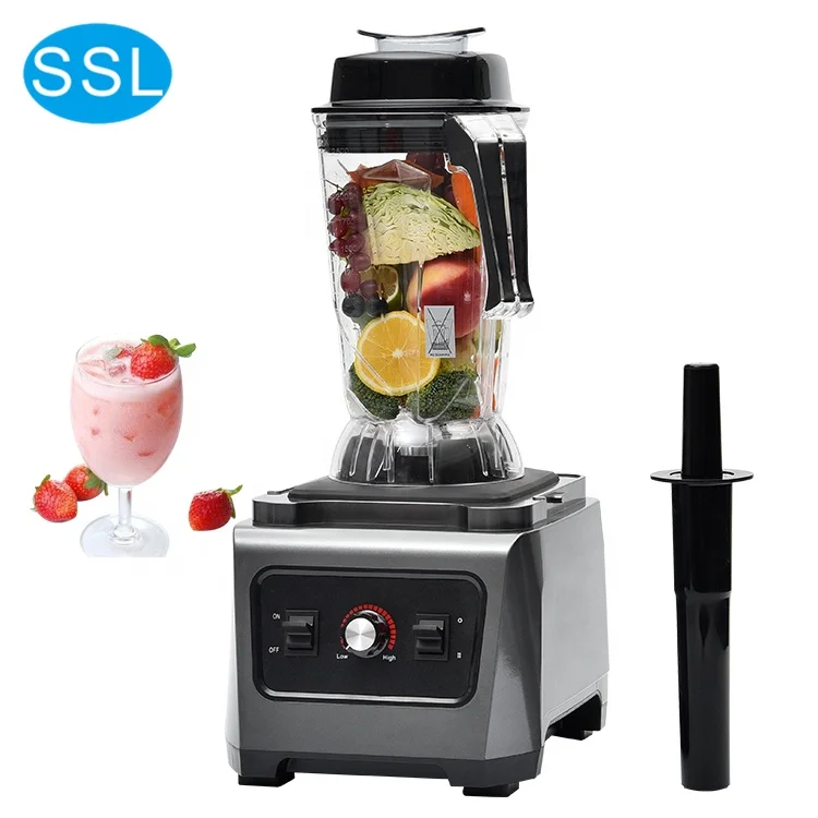 2021 Wholesale 1680W Commercial Industrial Ice Crusher Smoothie Blenders Juicer Great Torsion with 98 Series Copper Motor