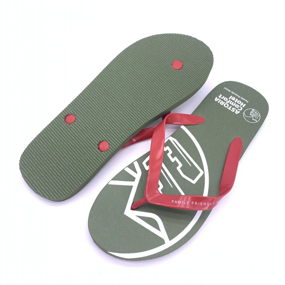 Недорогие шлепанцы с индивидуальным логотипом для использования в отеле