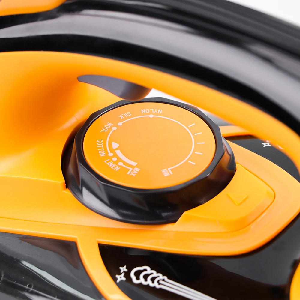 Electric iron steam ceramic soleplate hand  clothing ironing machine steam iron with anti drip and water tank for shirt