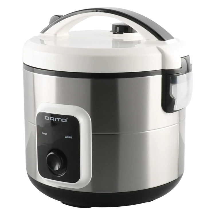 Promotional Price Kitchen Appliances Electrical Rice Cooker Deluxe Style with Colorful Stainless Steel Shell