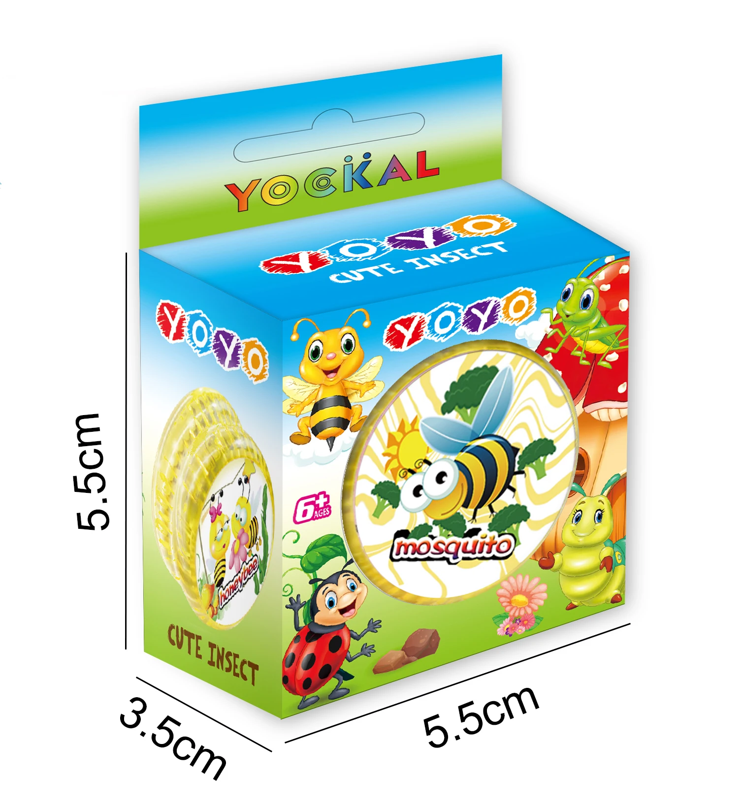 Wholesale LED Yoyo Balls Insects Style Flushing 1A Color Box For Beginner Toys