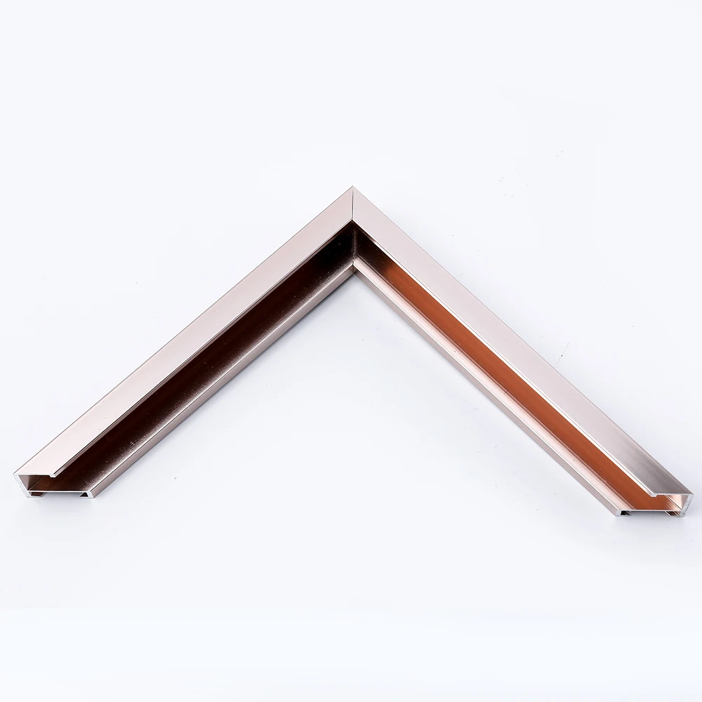Aluminum alloy home decoration picture frame line metal material manufacturer sells advertising poster mirror frame