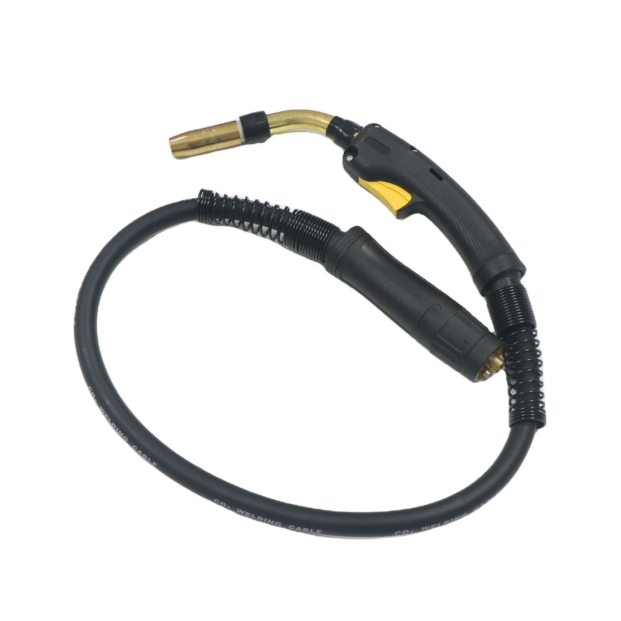 High quality MIG weld spare parts torch accessories consumables gas cooled BND300A welding torch 4.5m for CO2 welding